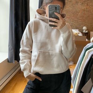 TNA perfect hoodie small cream